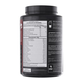 Kit Creatina Pura 1Kg + 100% Whey 900g Refil + Coqueteleira Preta 700ml - Dark Lab
